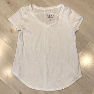 Loft Vintage Soft white tee size XS
